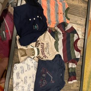 12 month shirt bundle for boys (Carters)